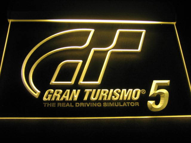 Gran Turismo 5 Logo Neon Light Sign